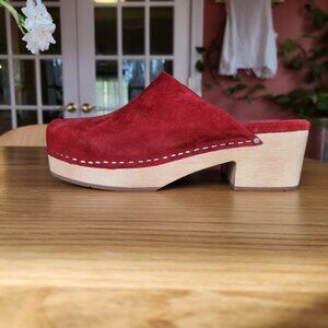 Charlotte Stone Martino Clogs in Red